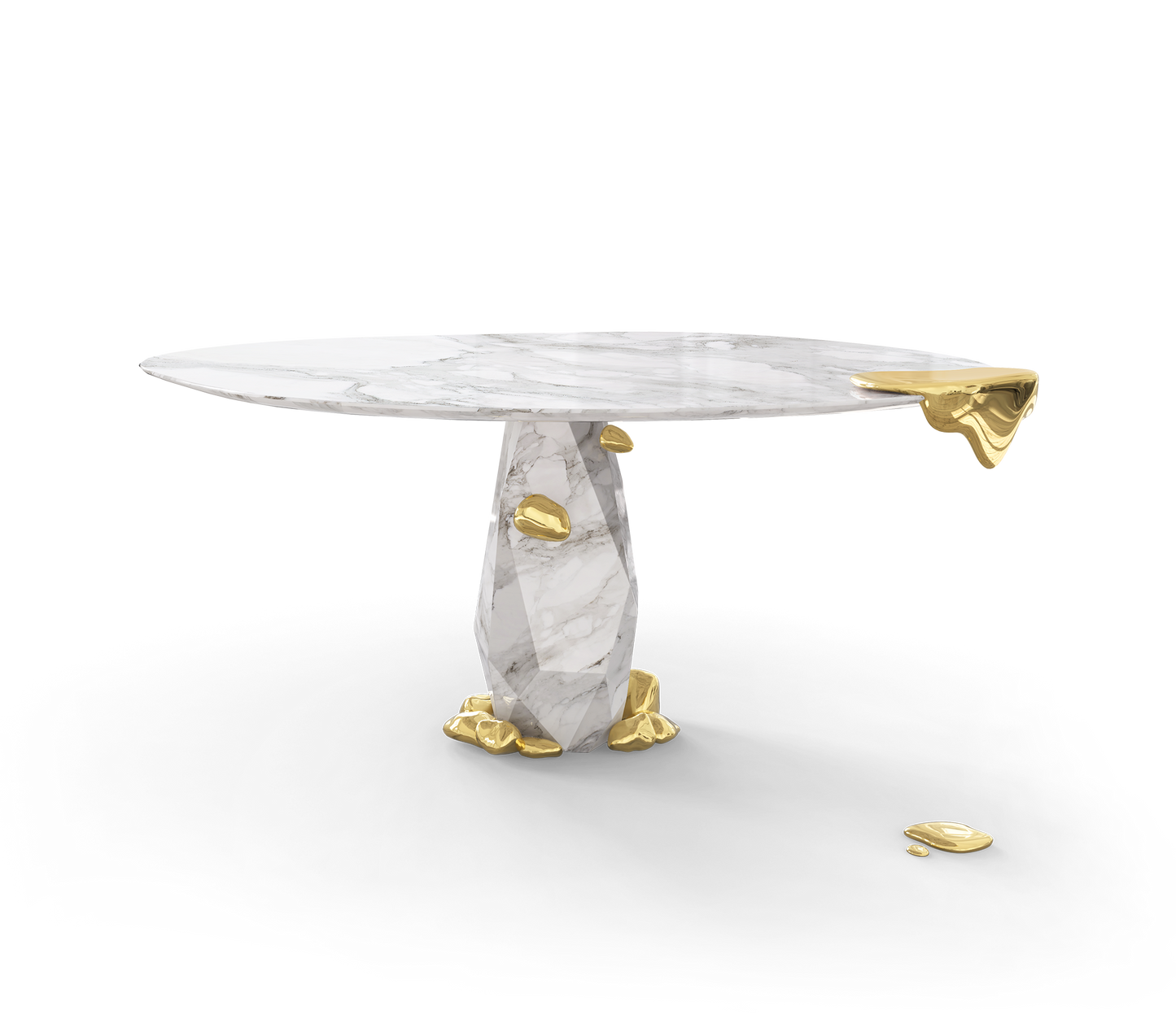 DIAMOND ROUND DINING TABLE