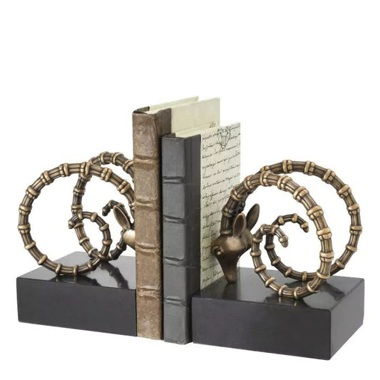 BOOKEND IBEX SET OF 2