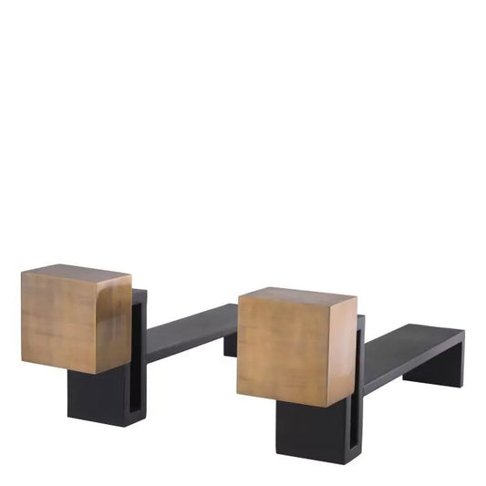 ANDIRON CHITRY SET OF 2