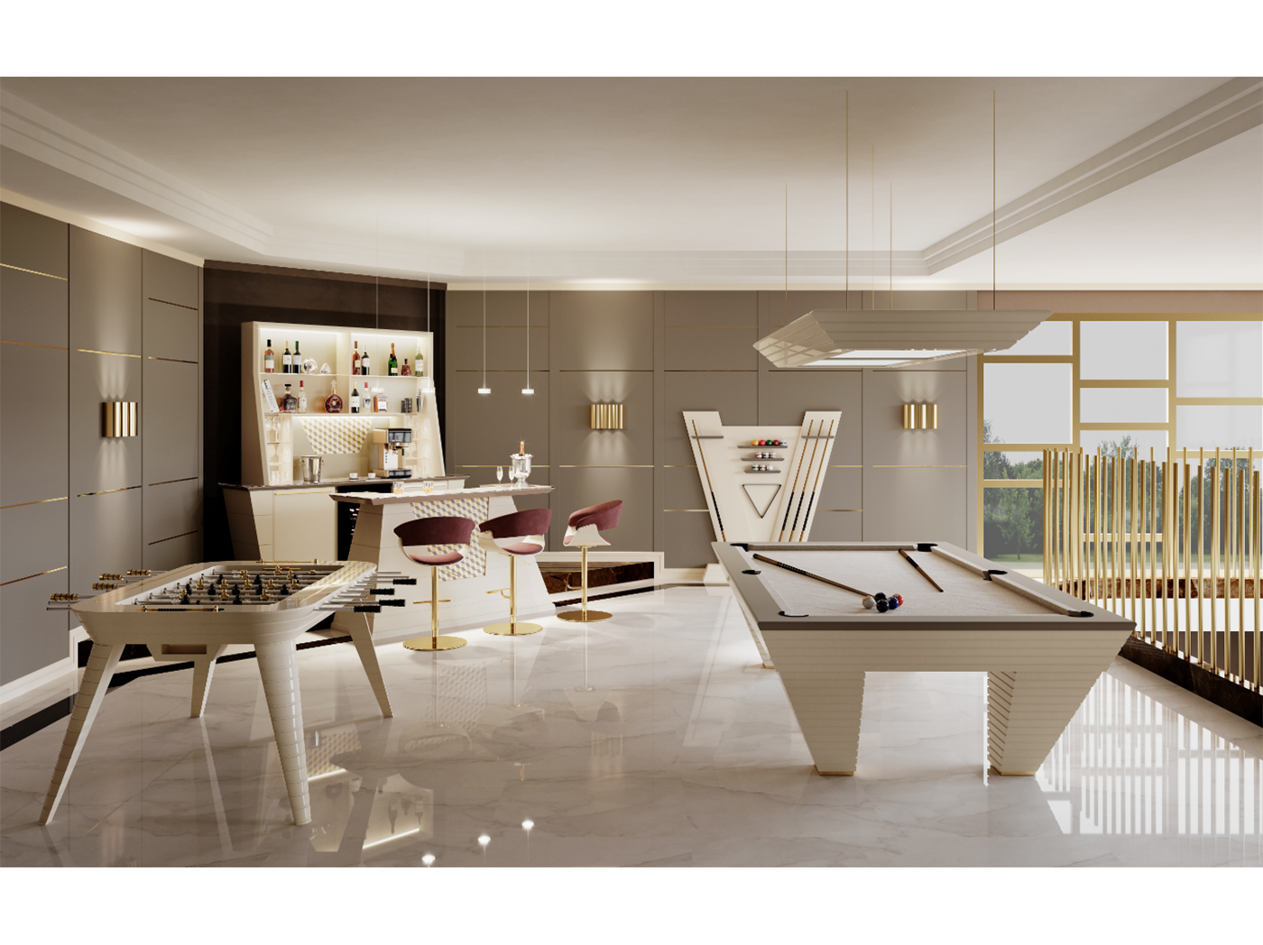 FOOSBALL TABLE STADIUM