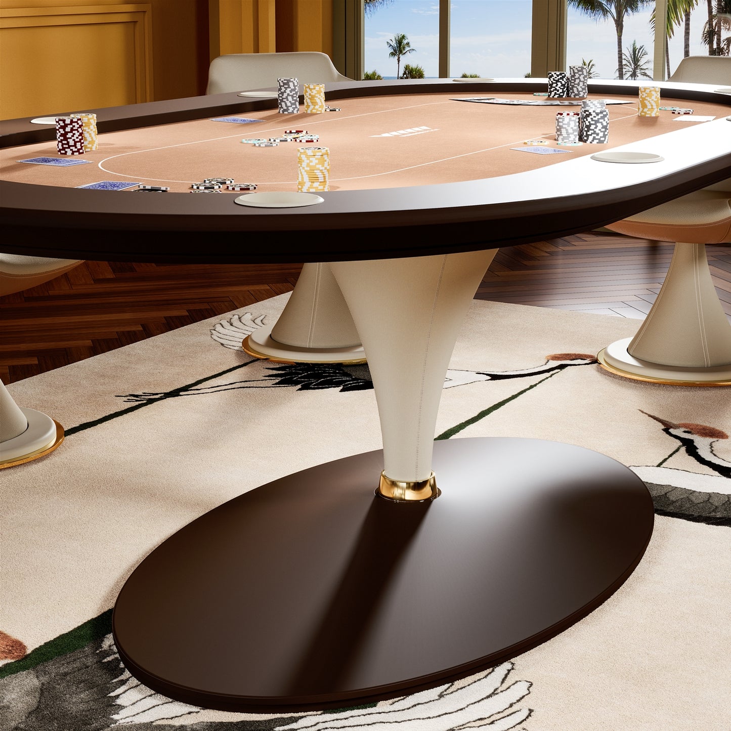 POKER TABLE OVAL ASSO