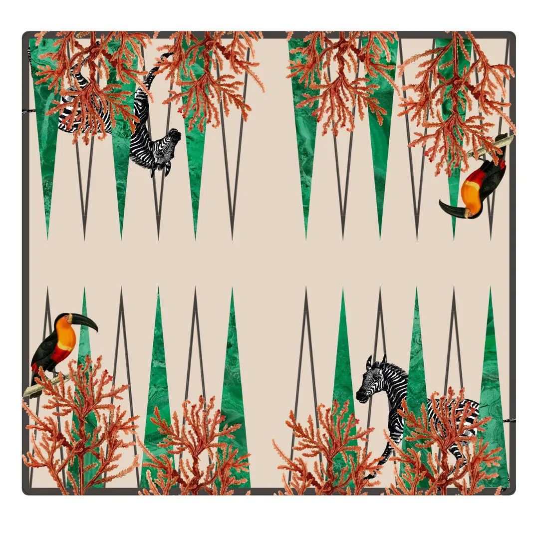 GOEMON CHESS/BACKGAMMON TABLE
