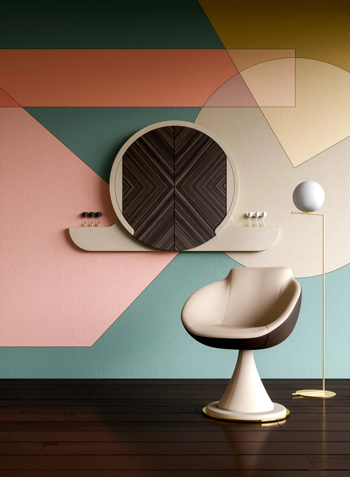 SHELL SWIVEL CHAIR