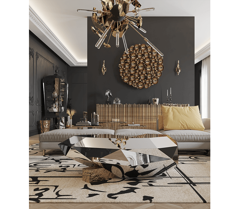 DIAMOND CENTER TABLE