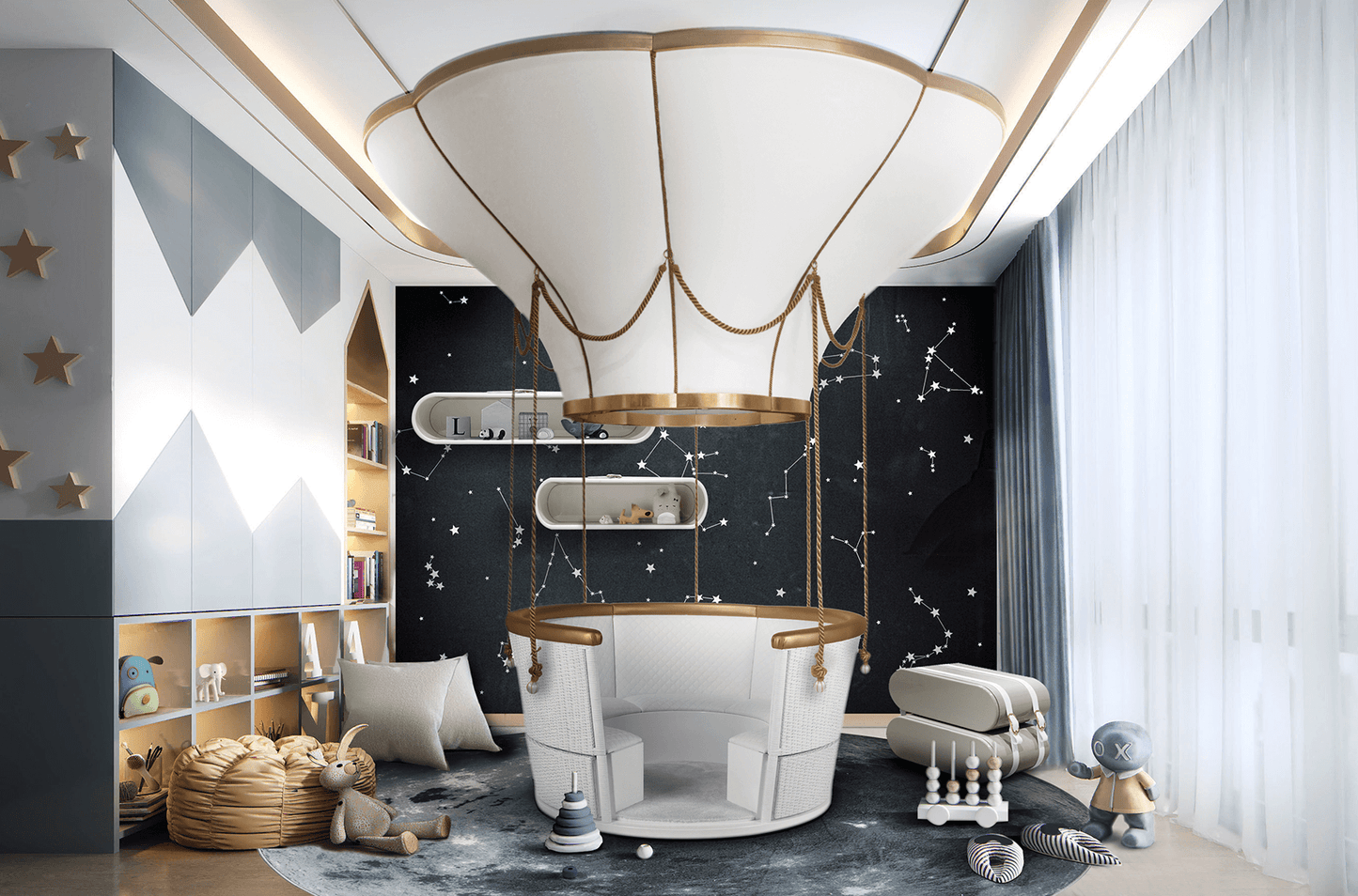 CRIB - SOFA - BED FANTASY AIR BALLOON