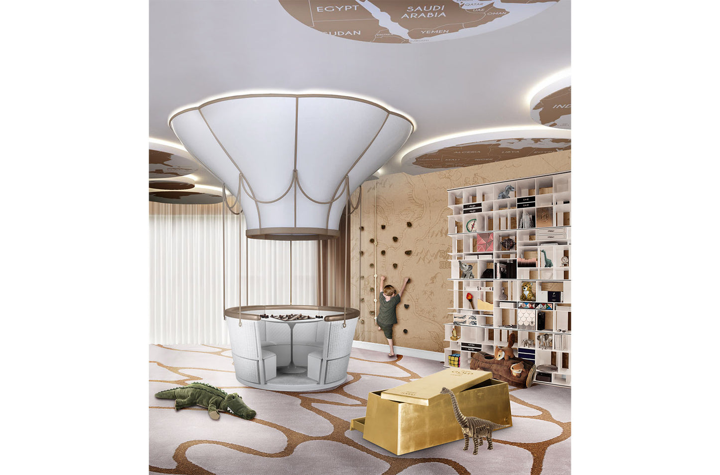 CRIB - SOFA - BED FANTASY AIR BALLOON