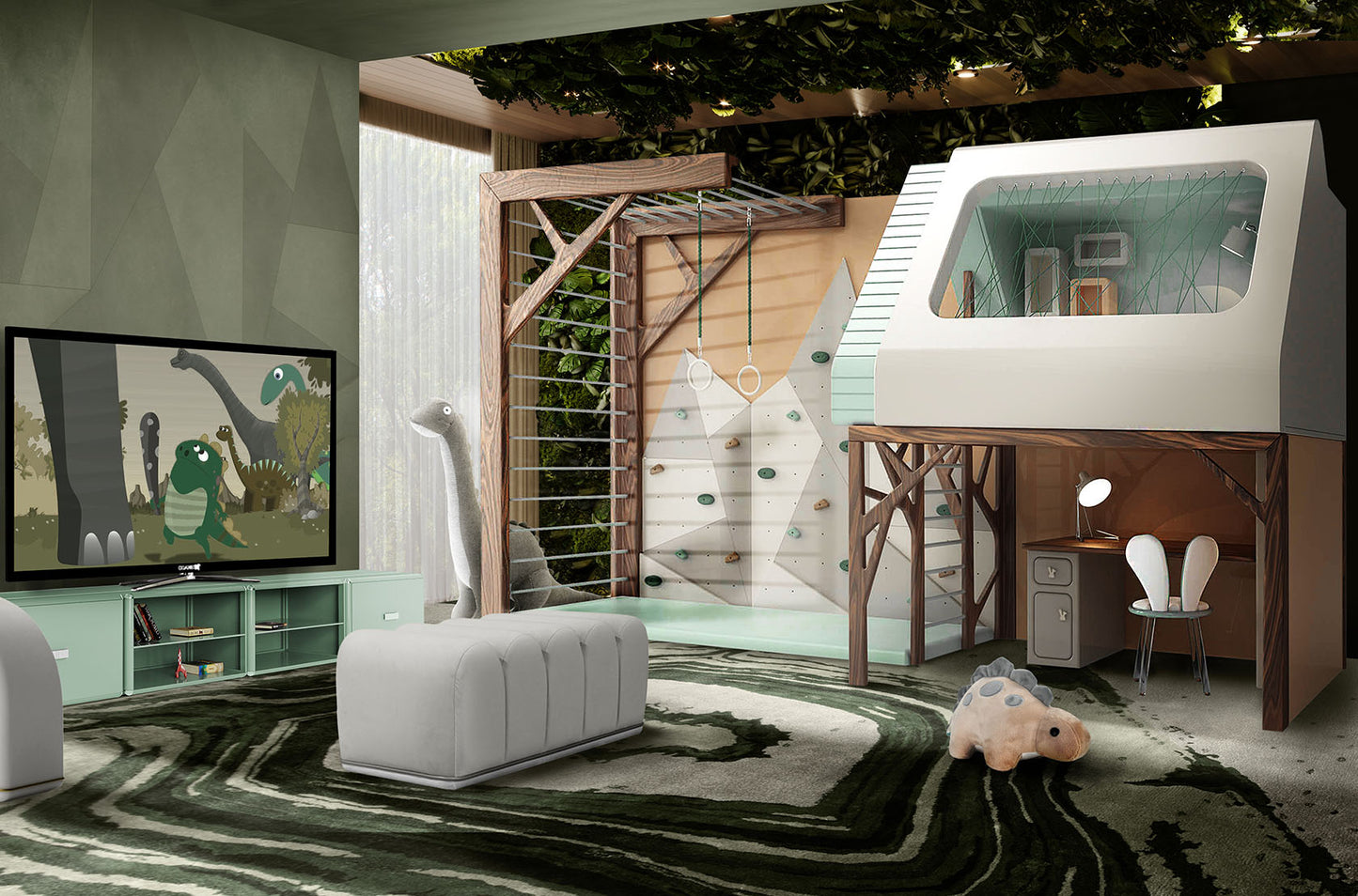 PLAYHOUSE BED + GYM MOGLI