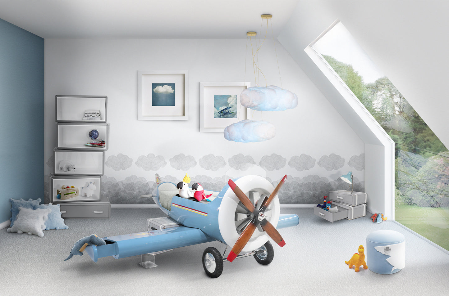 BED SKY ONE PLANE