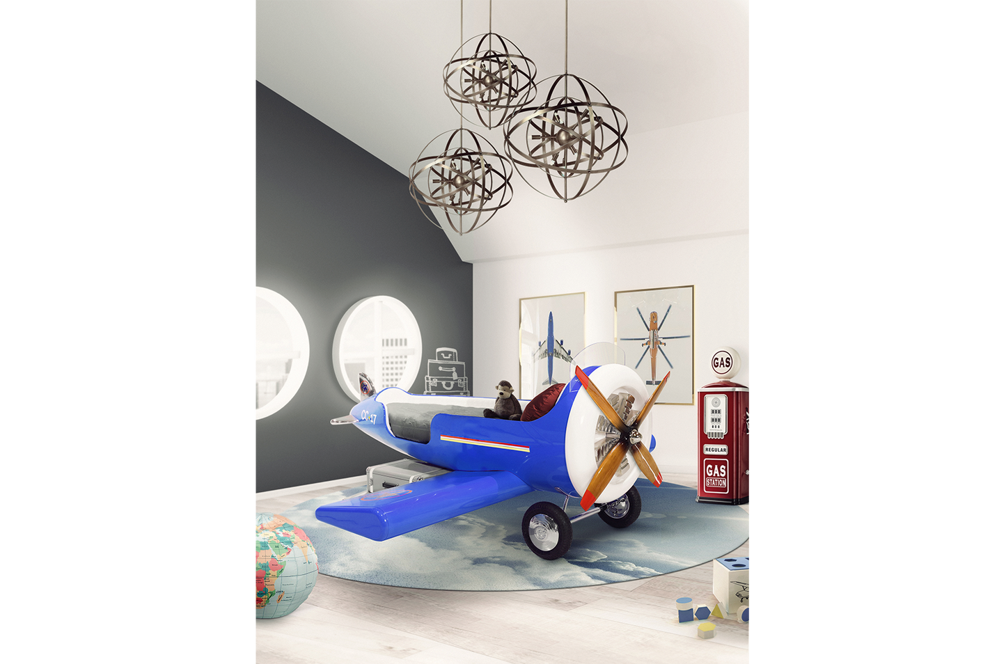 BED SKY ONE PLANE