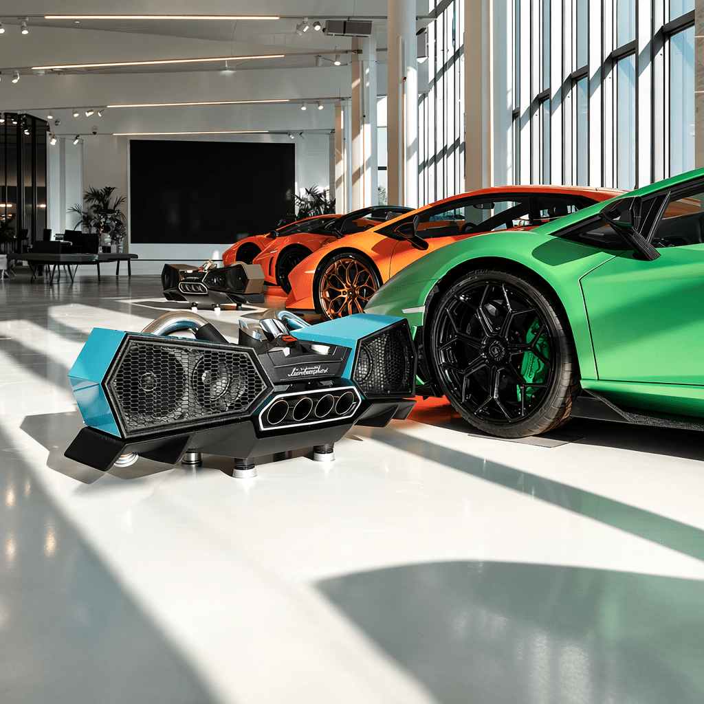 Luxury supercars and luxury speaker by ixoost