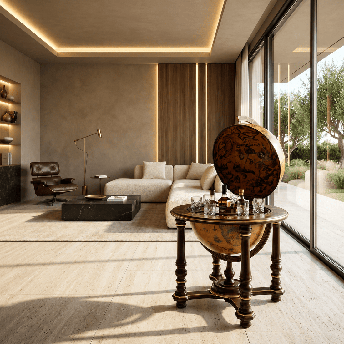The Return of the Globe Bar: Why Luxury Homes Are Rediscovering This Iconic Piece