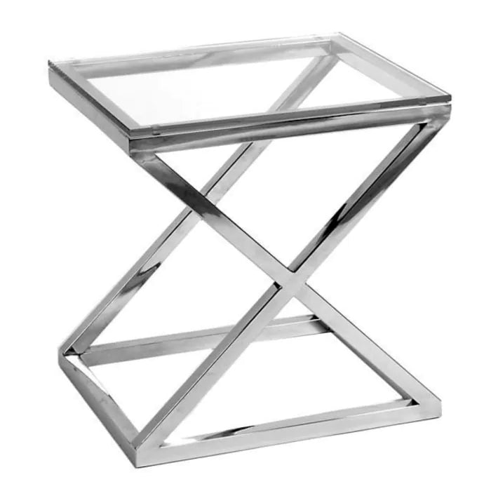 SIDE TABLE CRISS CROSS