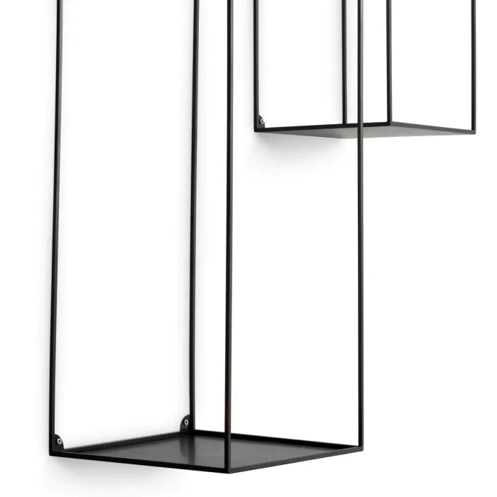 WALL RACK DECO RECTANGULAR SET OF 2