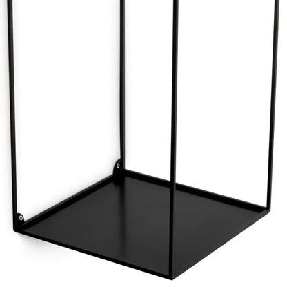 WALL RACK DECO RECTANGULAR SET OF 2