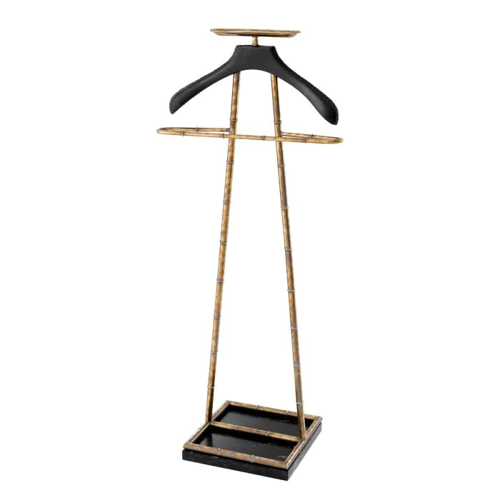 Dressboy Baker Eichholtz nickel valet stand