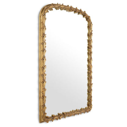 Mirror Guinevere S antique gold finish
Mahogany wood | Mirror glass | Iron