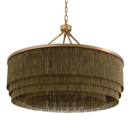 CHANDELIER TISSOT BRASS FINISH