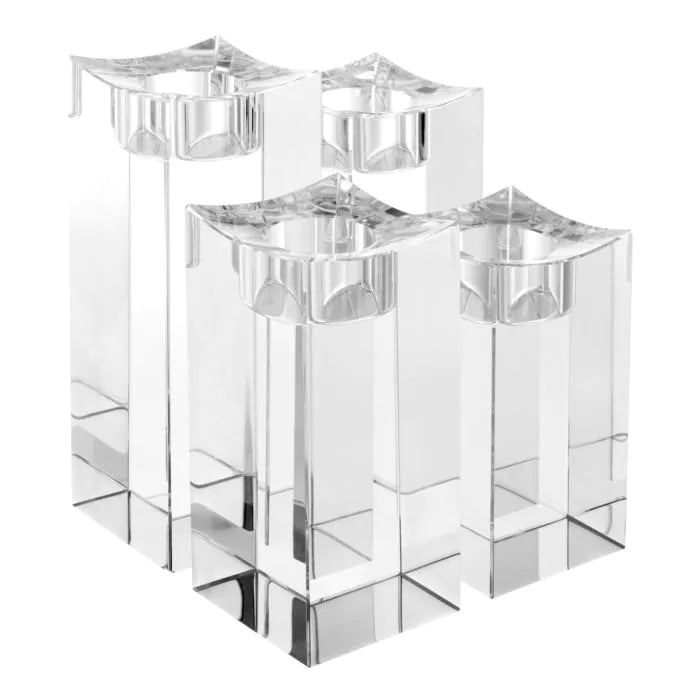 TEALIGHT HOLDER GIANCARLO HIGH SET OF 4