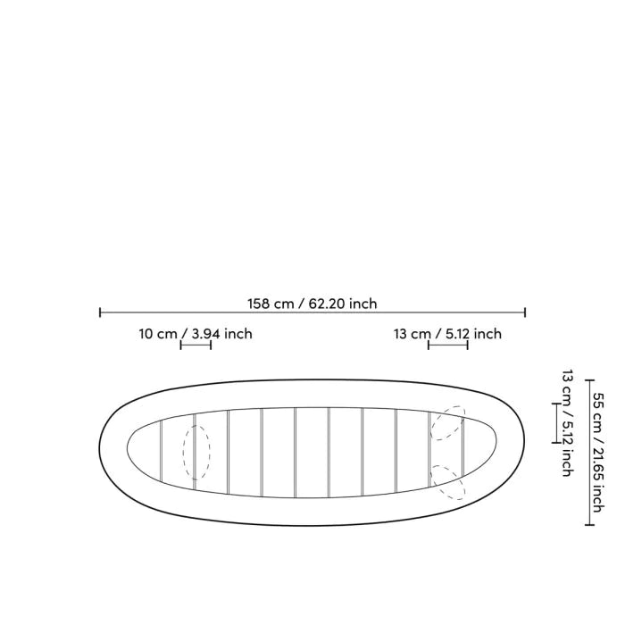 OUTDOOR CONSOLE TABLE FREE FORM