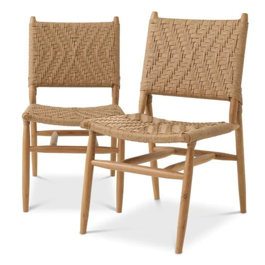 OUTDOOR DINING CHAIR LAROC SET OF 2