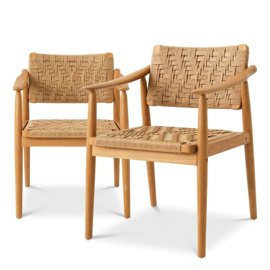 OUTDOOR DINING CHAIR CORAL BAY SET OF 2