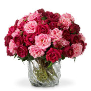 BOUQUET OF ROSES REAL TOUCH 72 PCS/3 VARIETIES