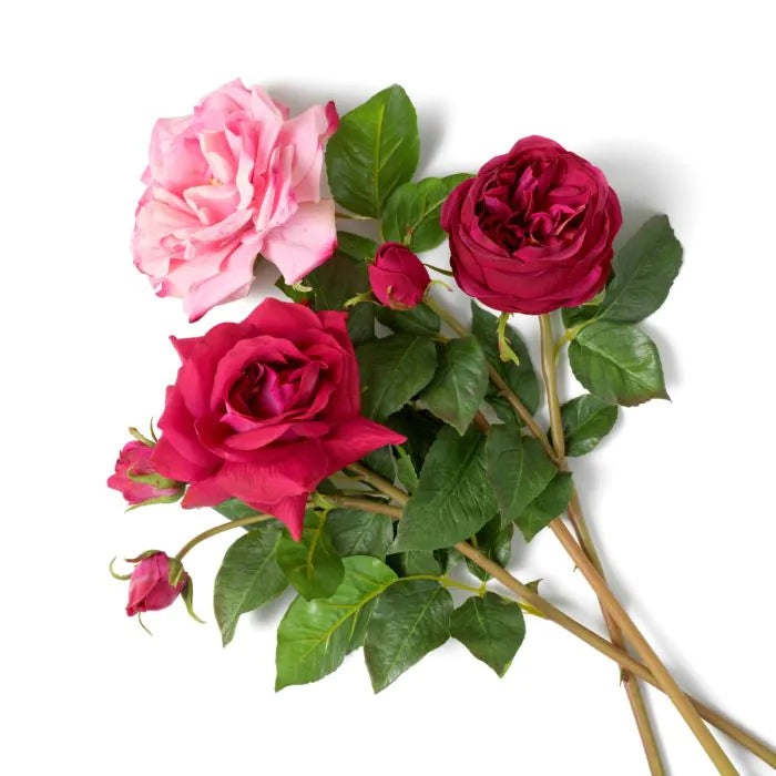 BOUQUET OF ROSES REAL TOUCH 72 PCS/3 VARIETIES