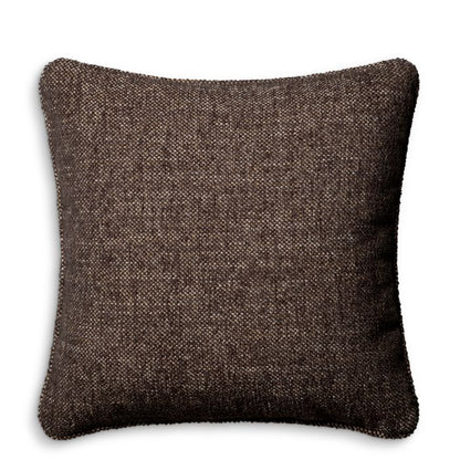 Cushion brown in fabric 