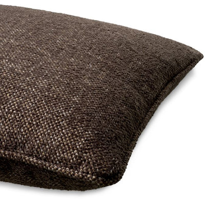 Cushion brown in fabric 
