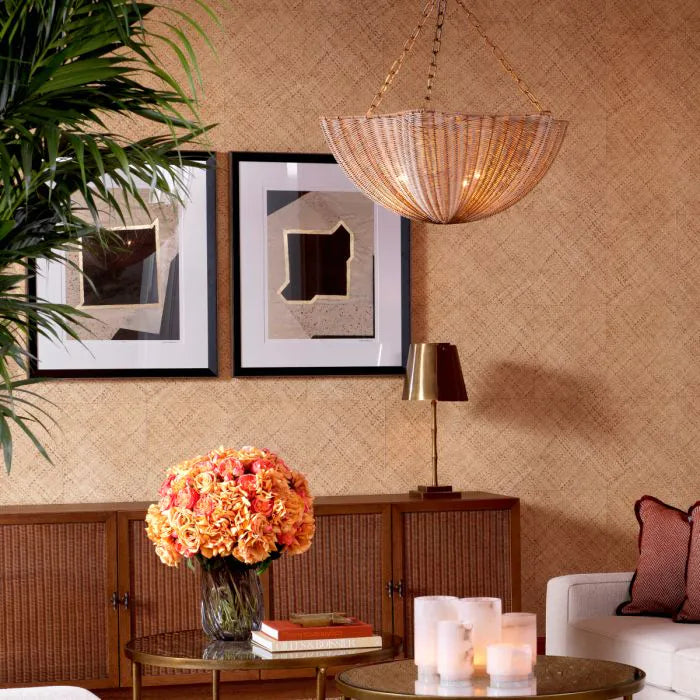 DRUCK „CREASED UMBER“ VON VANNA LAM, 2ER-SET