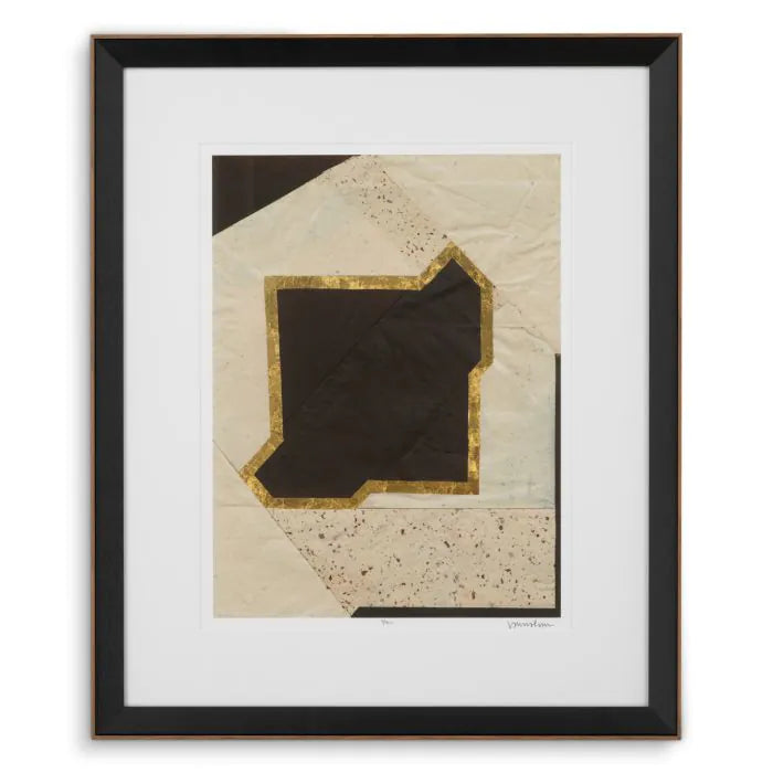 DRUCK „CREASED UMBER“ VON VANNA LAM, 2ER-SET