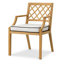 OUTDOOR DINING CHAIR PALADIUM WITH ARM