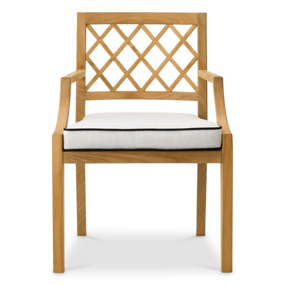 OUTDOOR DINING CHAIR PALADIUM WITH ARM