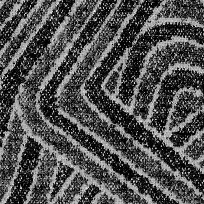 Fabric camari s cushion in black by Eichholtz 