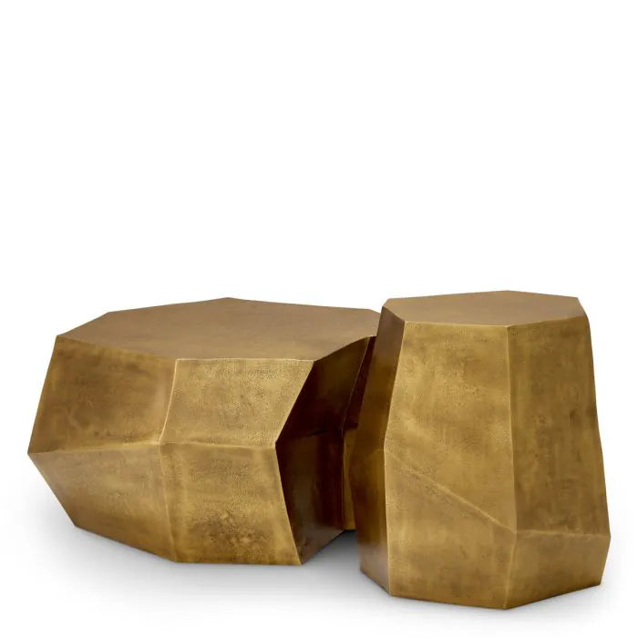 Eichholtz Urbino luxury coffee tables with sculptural geometric design