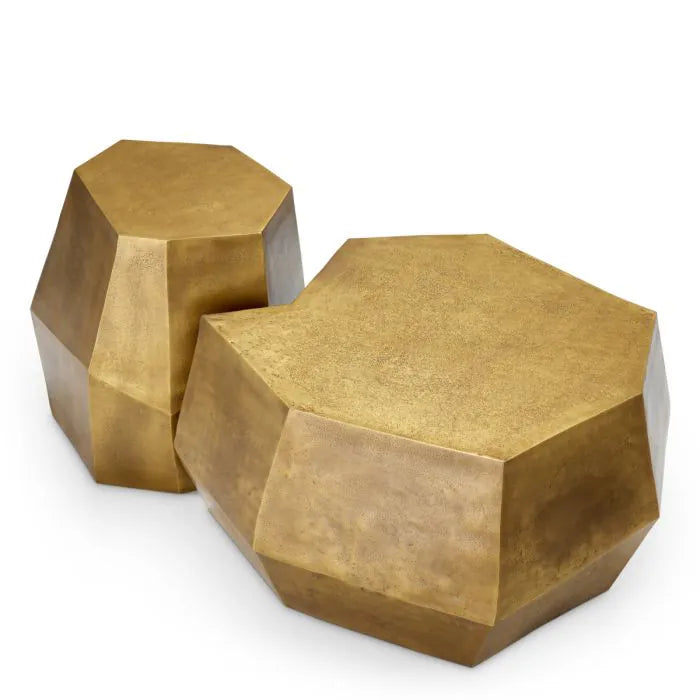 Eichholtz Urbino luxury coffee tables with sculptural geometric design