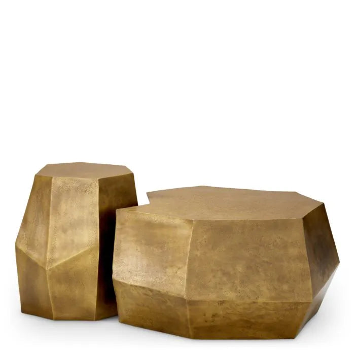 Eichholtz Urbino luxury coffee tables with sculptural geometric design