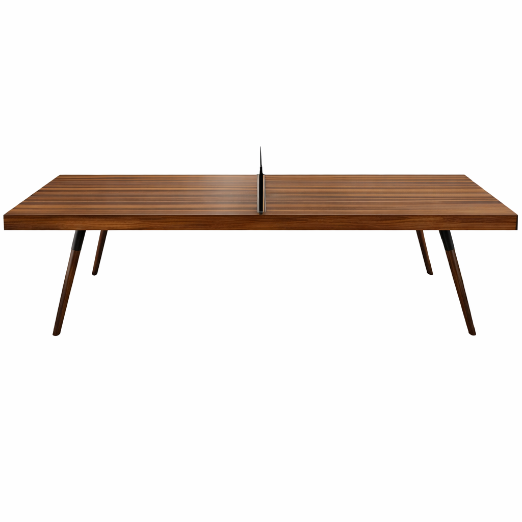 Handmade tennis table in brown wood by Koralturk