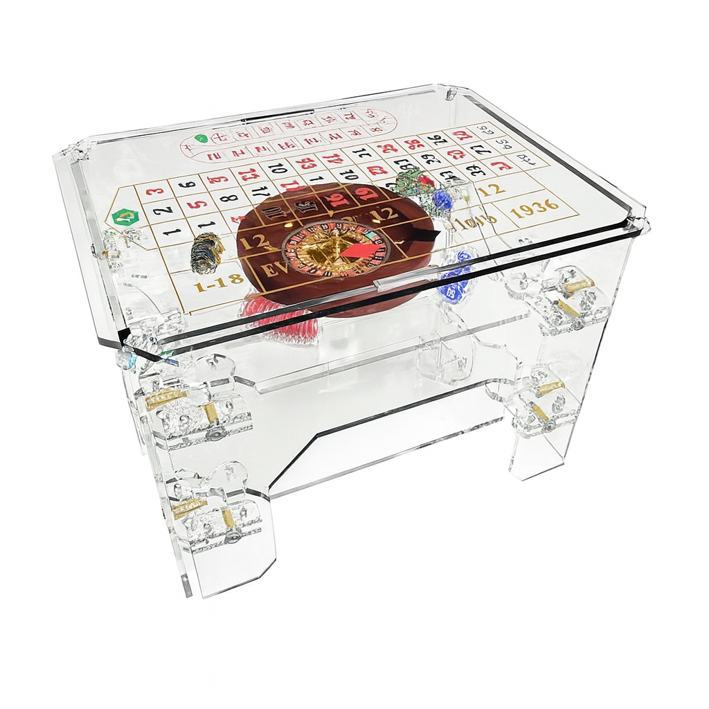 COFFEE TABLE ROULETTE CASINO ROYALE