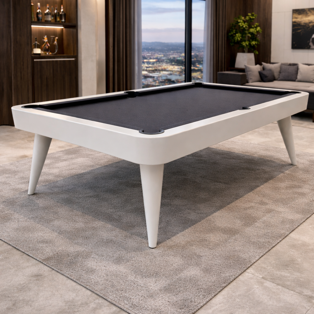 Luxury indoor handmade pool table Livia bu Koralturk 