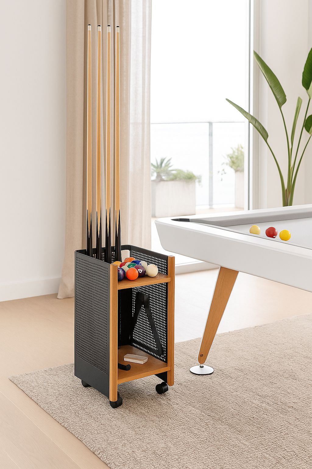 Cue Rack Mou RS Barcelona luxury cue holder