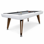 Luxury indoor white pool table by Koralturk 