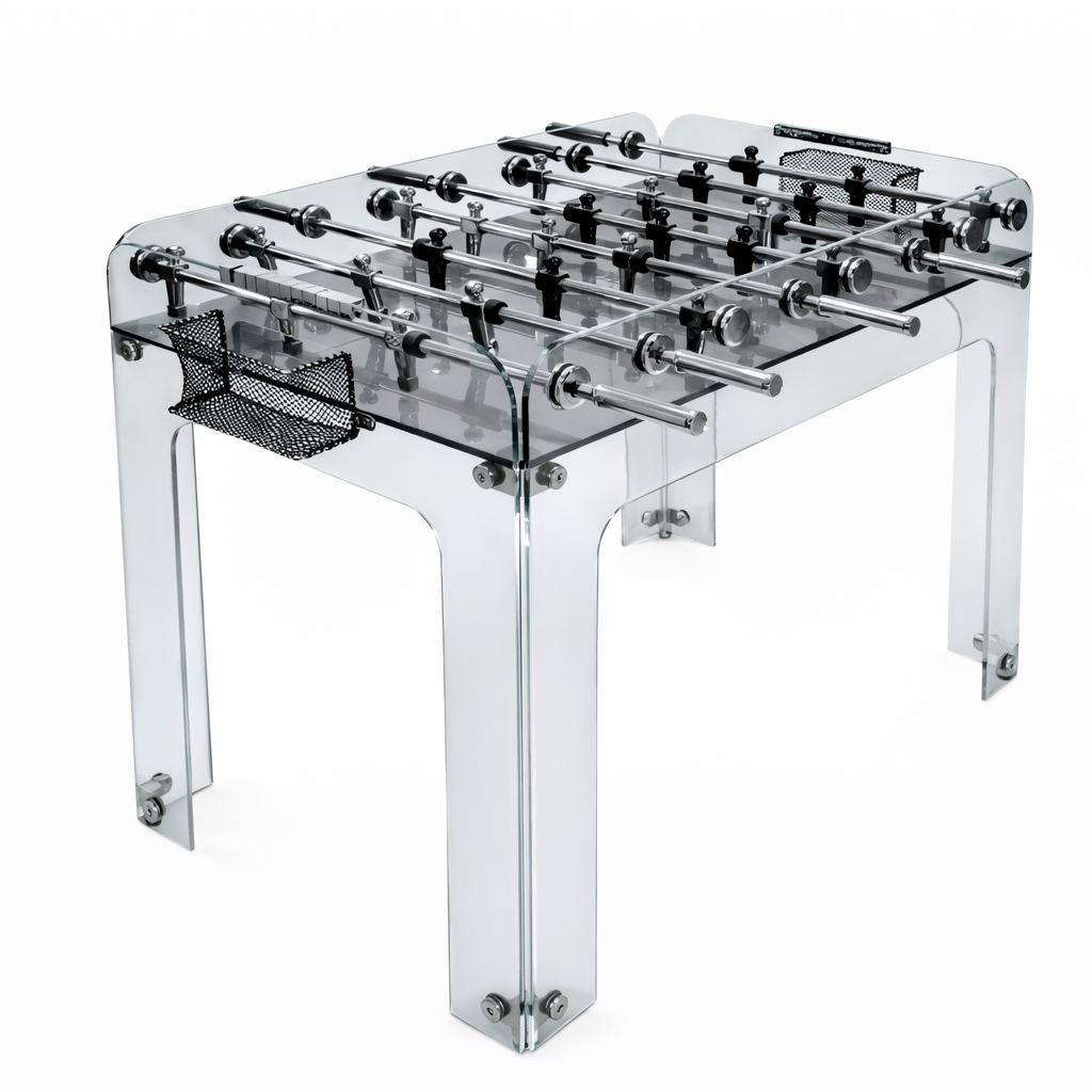 Luxury glass foosball table by Koralturk 