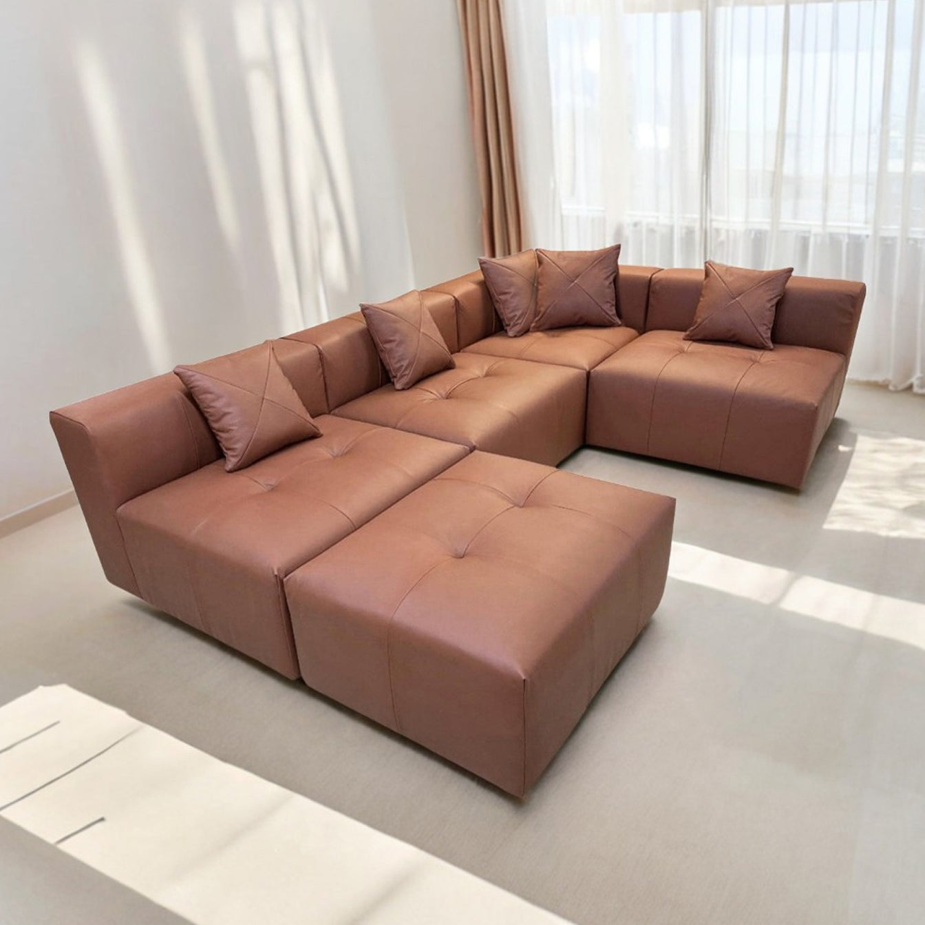 SOFA CALIFORNIA - Sofa Modular Leather