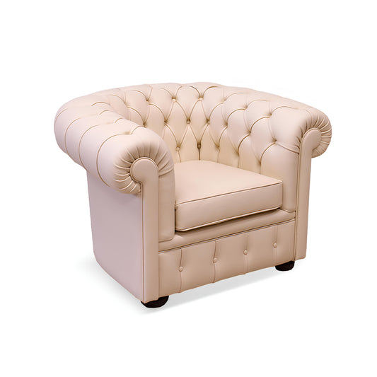 ARMCHAIR CHESTER - Armchair Tufted Leather