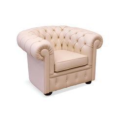 ARMCHAIR CHESTER - Armchair Tufted Leather