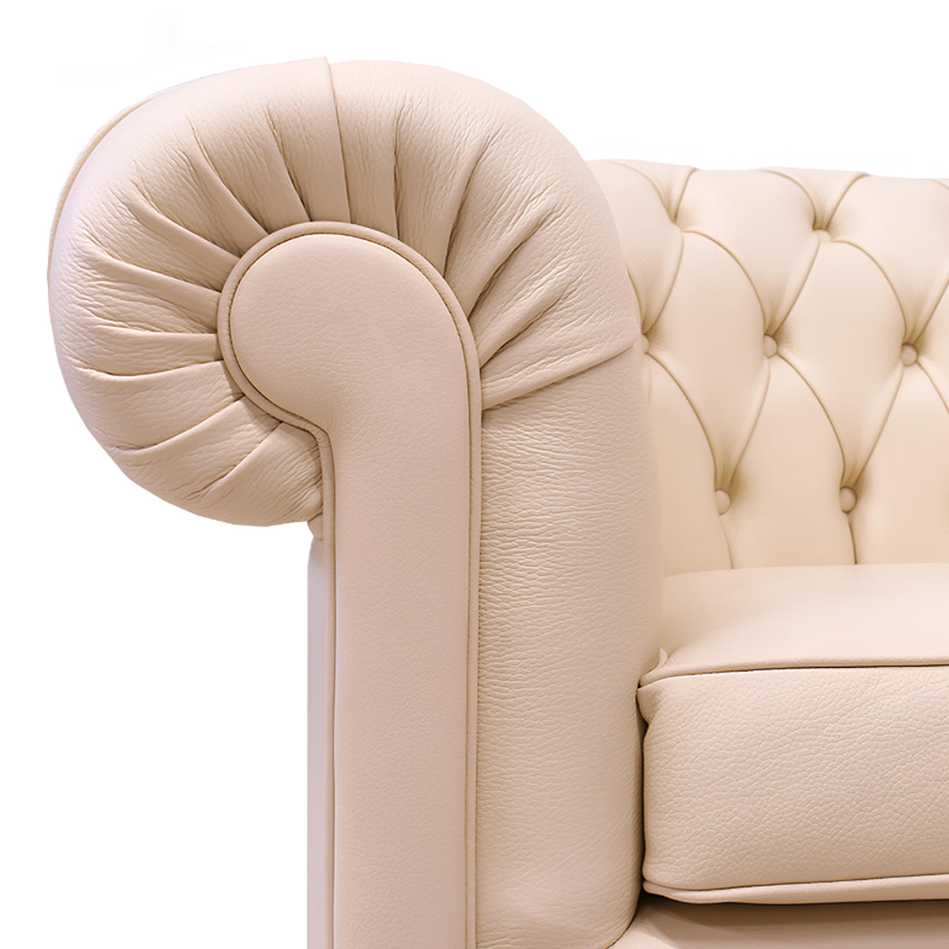 ARMCHAIR CHESTER - Armchair Tufted Leather