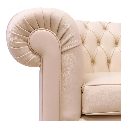 ARMCHAIR CHESTER - Armchair Tufted Leather