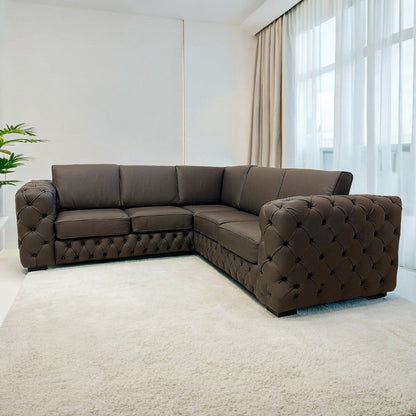 SOFA DUBAI - Sofa Tufted Angular Leather