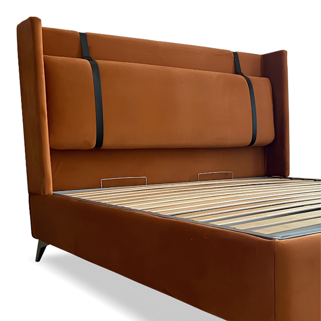 BED FIRENZE - Bed Velvet with Mattress